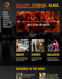 Gathered Art Gallery Site Redesign